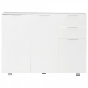 Servanta, alb extralucios, 107x35x76 cm - V283718V - Img 4
