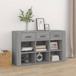 Servantă, gri sonoma, 100x30x59,5 cm, lemn compozit - V821010V - Img 2