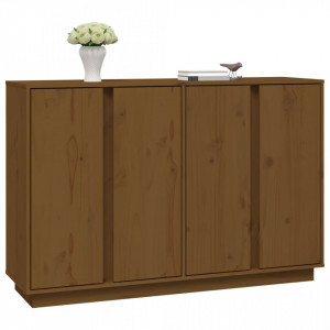 Servantă, maro miere, 120x35x80 cm, lemn masiv de pin - V814497V - Img 4