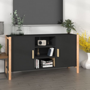 Servantă, negru, 107x38x60 cm, lemn prelucrat - V345679V - Img 2
