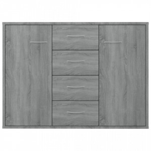 Servantă, sonoma gri, 88x30x65 cm, lemn compozit - V815370V - Img 4