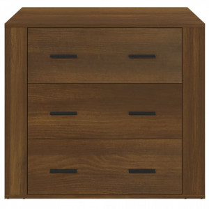 Servantă, stejar maro, 80x33x70 cm, lemn compozit - V816583V - Img 3