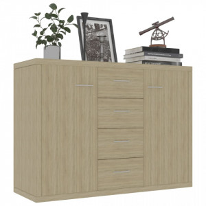 Servanta, stejar Sonoma, 88 x 30 x 65 cm, PAL - V800687V - Img 3