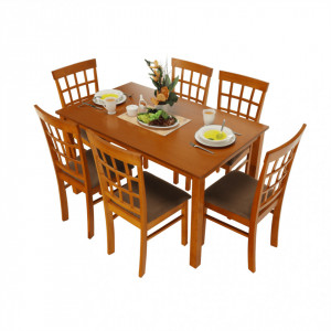 Set dining 1+6, culoarea cireş - TP203061 - Img 17