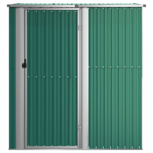 Șopron pentru grădină, verde, 180,5x97x209,5 cm, oțel zincat - V150903V - Img 3