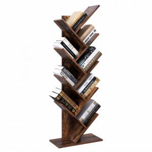 SORAI3 - Rafturi carti, biblioteca stil Industrial, 50 x 25 x 141.5 cm - Img 4