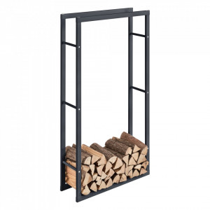 Suport lemne foc, gri, 80 x 150 x 25 cm - P71406194 - Img 1