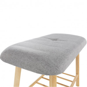 Taburet bambus maro si gri, 60x30x45 cm - TP227804 - Img 3
