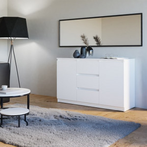 TECOA156 - Comoda, 200 x 40 x 75 cm, Alb - Img 5