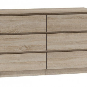 TECOS105 - Comoda 120 x 40 x 75 cm, Sonoma