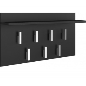 TECUIN104 - Cuier hol tip panou 70 x 20 x 40 cm - Negru-Mat - Img 2