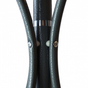 TECUIN106 - Cuier de podea, 53 x 53 x 180 cm, Negru-Marmura, PAL - Img 2