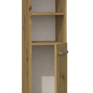 TEDUAR111 - Dulap inalt baie, 32 x 30 x 183 cm, Stejar Artisan, PAL - Img 2