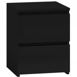 TENON104 - Noptiera 30 x 30 x 40 cm, Negru-Mat