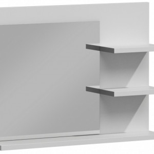 TEOGA104 - Oglinda baie 60 x 50 x 13.6 cm, Alb-Mat - Img 2