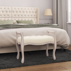 Bancă, 80x45x60 cm, material textil - V344429V - Img 2