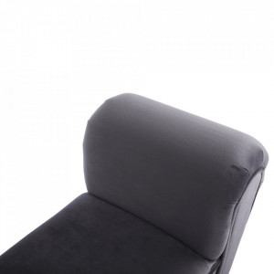 Bancă, băncuţă catifea gri, 100 cm - TP230609 - Img 19