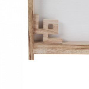 Bancă, băncuţă cu 4 sertare, alb si maro, 100 cm - TP206590 - Img 18