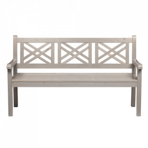 Bancă, băncuță de grădină, gri, 150 cm - TP277764 - Img 10