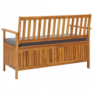 Bancă de depozitare grădină, 120 cm, lemn masiv de acacia - V310276V - Img 4