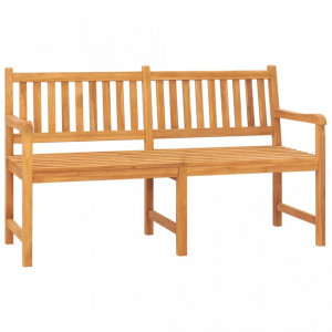 Bancă grădină cu 3 locuri, cu masă, 150 cm, lemn masiv de tec - V316631V