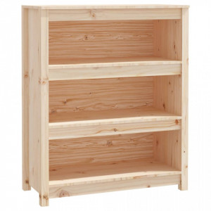 Bibliotecă, 80x35x97 cm, lemn masiv de pin - V821679V - Img 1
