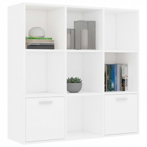 Biblioteca, alb, 98 x 30 x 98 cm, PAL - V801116V - Img 3