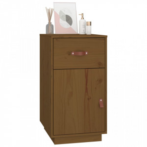 Birou, maro miere, 40x50x75 cm, lemn masiv de pin - V820100V - Img 4