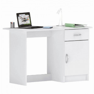 Birou, măsuţă, masă PC, albă, 108 cm - TP42405 - Img 4
