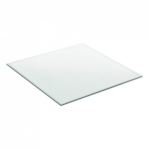 Blat sticla masa/protectie semineu, 70 x 70 cm, ESG sticla securizata, transparenta - P57827241 - Img 2