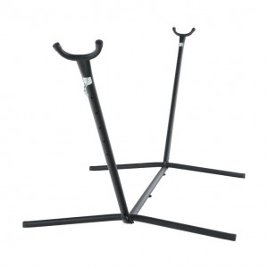 Cadru, stand pentru suspendat hamac, negru, 300x120x110 cm - TP262382 - Img 9