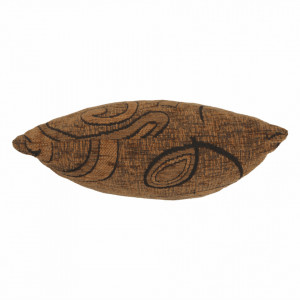 Canapea extensibilă, material textil auriu/model, 194x86x95 cm - TP150972 - Img 10