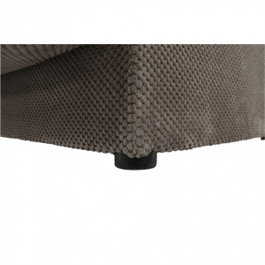 Canapea extensibilă, ţesătură gri maro taupe, 195x88x70/90 cm - TP221690 - Img 6