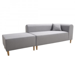 Canapea, gri, dreapta, 144x67x76 cm - TP238796 - Img 19