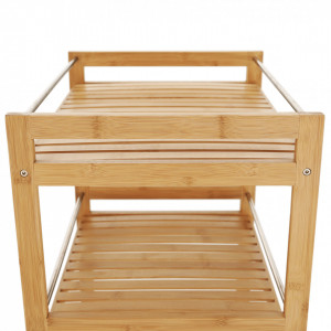 Cărucior de servire, bambus natural, 47x38x76 cm - TP277827 - Img 6