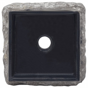 Chiuvetă, negru, 30x30x13 cm, marmură - V149175V - Img 4