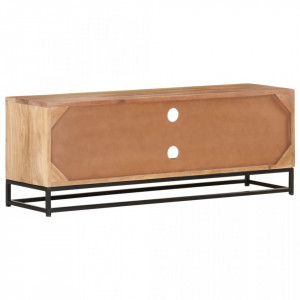 Comodă TV, 110x30x40 cm, lemn masiv de acacia - V323503V - Img 4