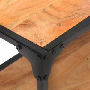 Comoda TV, 150 x 30 x 40 cm, lemn masiv de acacia - V320932V - Img 4