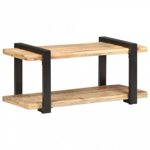 Comoda TV, 90 x 40 x 40 cm, lemn de mango nefinisat - V320493V