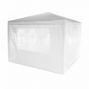 Cort de grădină pentru petreceri, alb, 3x3 m - TP253460 - Img 11