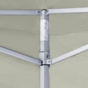 Cort de petrecere pliabil cu 2 pereți, crem, 2 x 2 m, oțel - V48881V - Img 3