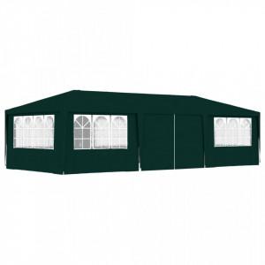 Cort de petrecere profesional pereți laterali verde 4x9m 90g/m² - V48540V - Img 2
