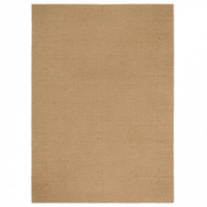 Covor buclat lucrat manual, 180x250 cm, iută și bumbac - V345000V