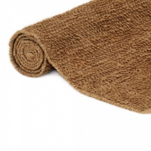 Covor buclat lucrat manual, 180x250 cm, iută și bumbac - V345000V - Img 3