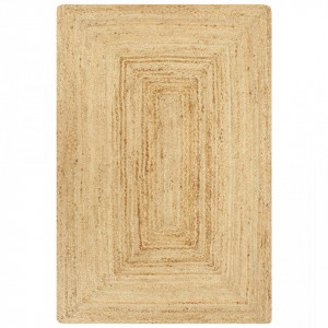 Covor manual, natural, 120 x 180 cm, iuta - V133729V