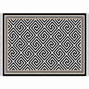 Covor, negru și alb, 80x150 cm - TP229135 - Img 14