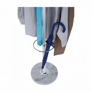 Cuier de podea, tip pom, alb, 37x37x175 cm - TP234457 - Img 11