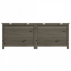 Cutie de perne de exterior antracit 150x50x56cm lemn masiv brad - V152172V - Img 4