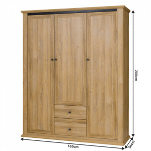 Dulap combinat, culoarea stejar - TP264769 - Img 2