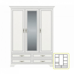 Dulap cu oglindă, crem - TP147849 - Img 12